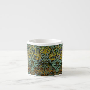 William Morris Peacock Dragon Tapet Espressomugg
