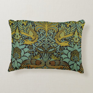 William Morris Peacock Dragon Tapet Prydnadskudde