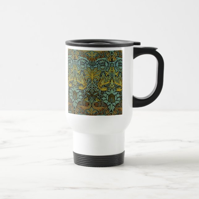 William Morris Peacock Dragon Tapet Resemugg (Höger)