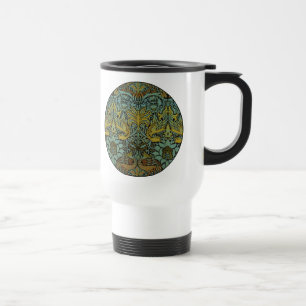 William Morris Peacock Dragon Tapet Resemugg