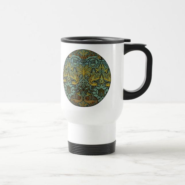William Morris Peacock Dragon Tapet Resemugg (Höger)