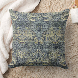 William Morris Peacock och Dragon Kudde