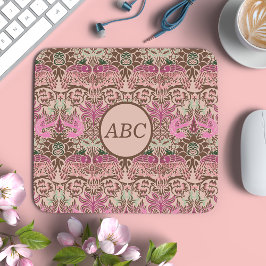 William Morris Peacock och Dragon Monogram Musmatta