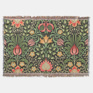 William Morris Persian Blommigt Antique Filt