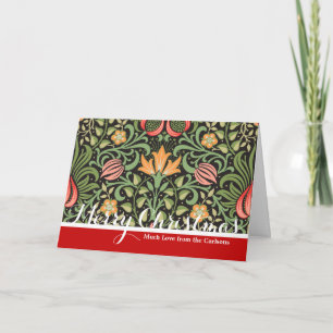 William Morris Persian Blommigt Antique Helgkort