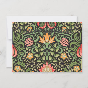 William Morris Persian Blommigt Antique Inbjudningar