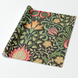 William Morris Persian Blommigt Antique Presentpapper