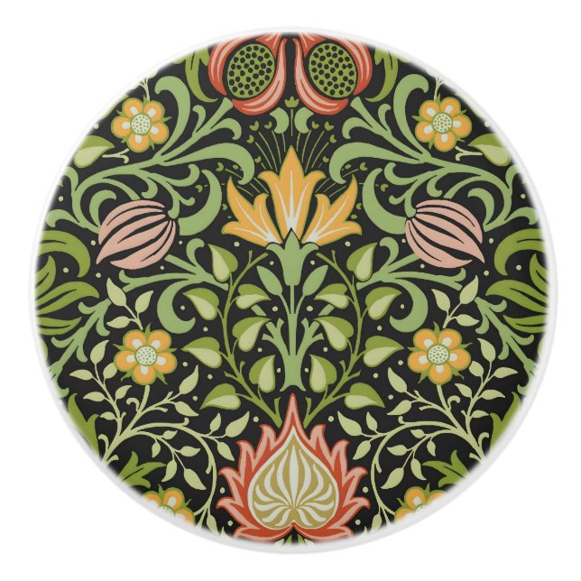 William Morris Persian Floral Botanical Design Knopp (Framsidan)