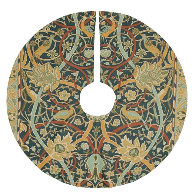 William Morris Persian Oriental Carpet Art Julgransmatta Borstad Polyester (Framsidan)