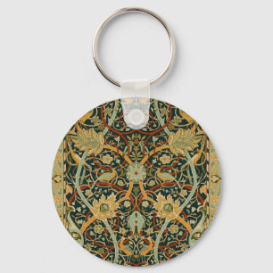 William Morris Persian Oriental Carpet Art Nyckelring