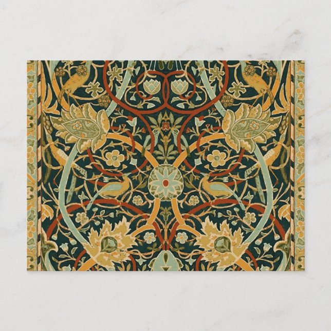 William Morris Persian Oriental Carpet Art Vykort (Framsida)