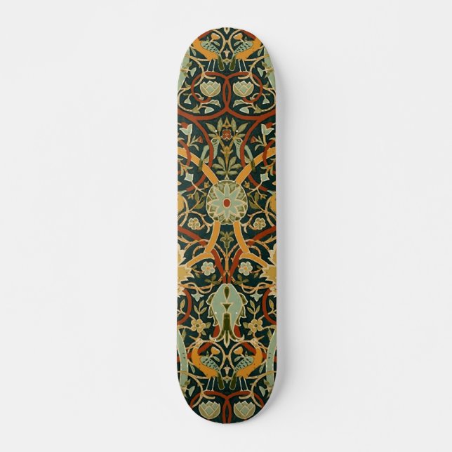 William Morris Persisk Oriental Matta Konst Mini Skateboard Bräda 18,5 Cm (Framsida)