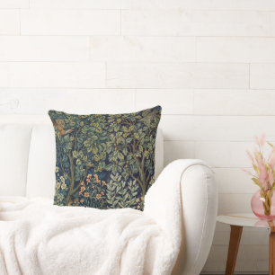 William Morris Pheasant Bird Träd Woodland Kudde