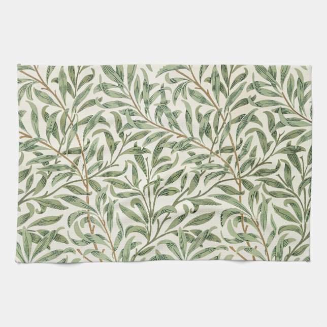 William Morris Pilkärr Föråldrad Botanisk Kökshandduk (Horisontell)