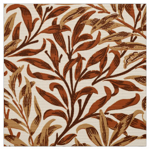 William Morris pillövruska, brunt och beige Tyg