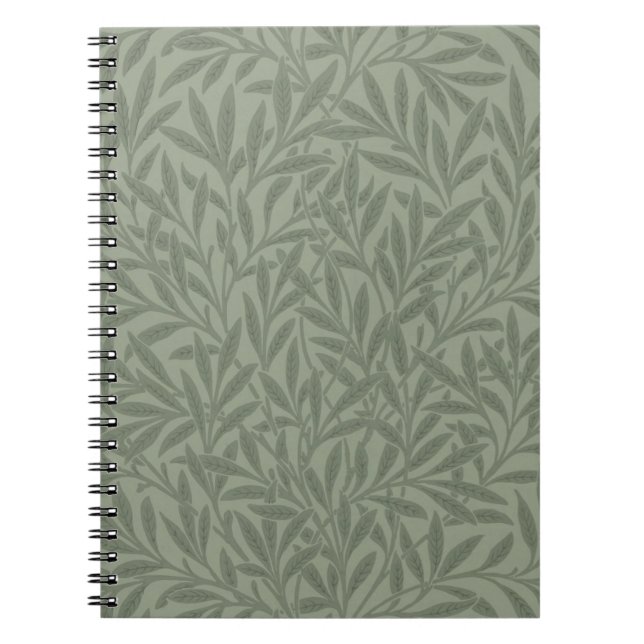 William Morris Pilmönster Antik Ljusgrön Anteckningsbok (Framsidan)