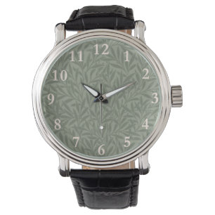 William Morris Pilmönster Antik Ljusgrön Armbandsur