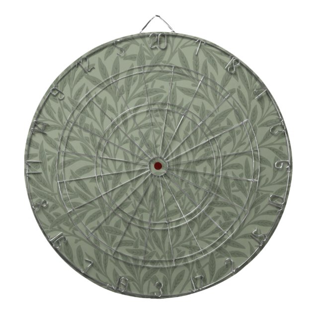 William Morris Pilmönster Antik Ljusgrön Darttavla (Framsidan)