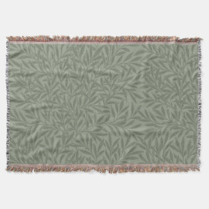 William Morris Pilmönster Antik Ljusgrön Filt