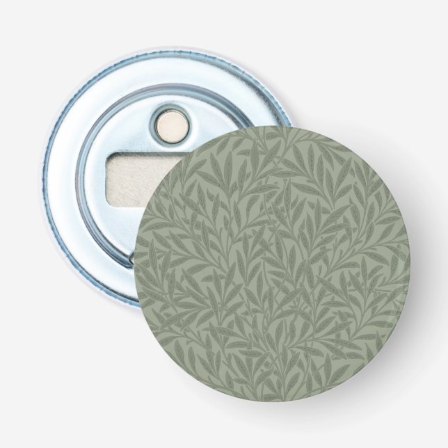 William Morris Pilmönster Antik Ljusgrön Flasköppnare (Framsidan)