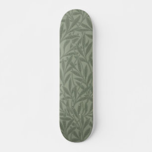 William Morris Pilmönster Antik Ljusgrön Mini Skateboard Bräda 18,5 Cm