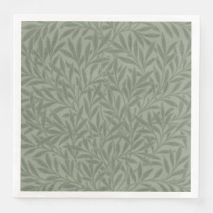 William Morris Pilmönster Antik Ljusgrön Pappersservett