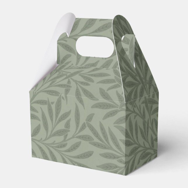 William Morris Pilmönster Antik Ljusgrön Presentaskar (Framsidan Sidan)