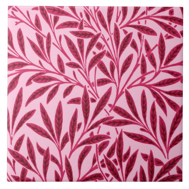 William Morris pilmönster, Mandarinorange Kakelplatta (Framsidan)