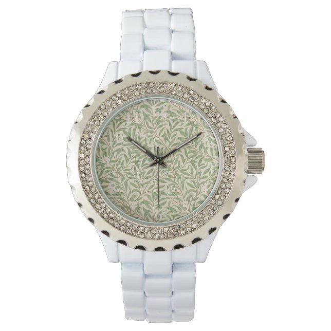 William Morris Pilträd Gård Blomma Klassiker Armbandsur (Framsida)