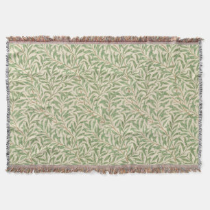 William Morris Pilträd Gård Blomma Klassiker Filt