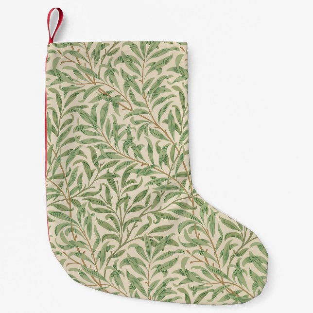 William Morris Pilträd Gård Blomma Klassiker Liten Julstrumpa (Framsidan)