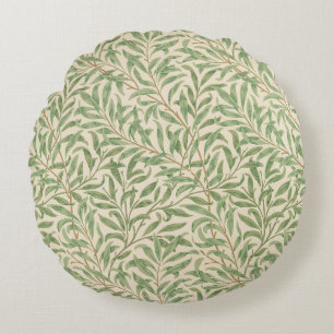 William Morris Pilträd Gård Blomma Klassiker Rund Kudde
