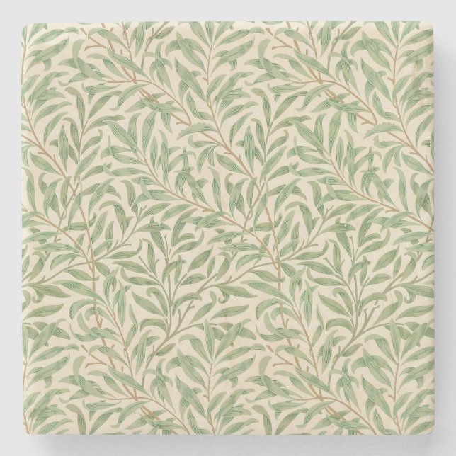 William Morris Pilträd Gård Blomma Klassiker Stenunderlägg (Framsidan)