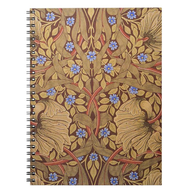William Morris Pimpernel Anteckningsbok (Framsidan)