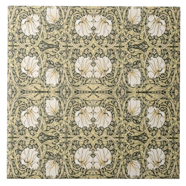 William Morris Pimpernel Beige Kakelplatta (Framsidan)