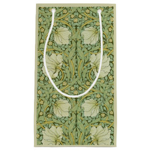 William Morris Pimpernel Blommig Blå Tapet