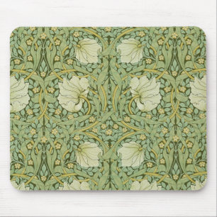 William Morris Pimpernel Blommigt Blue Tapet Musmatta