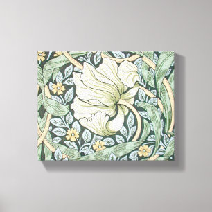 William Morris Pimpernel Blommigt Tapet Canvastryck