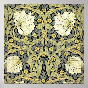 William Morris Pimpernel Blommigt Tapet Poster