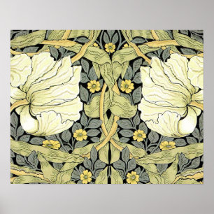 William Morris Pimpernel Blommigt Tapet Poster