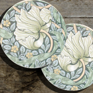 William Morris Pimpernel Blommigt Tapet Underlägg Sandsten