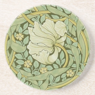William Morris Pimpernel Blommönstrat Blått Tapet Underlägg