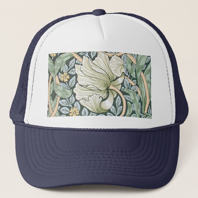 William Morris Pimpernel Blomstertapet Truckerkeps (Framsida)