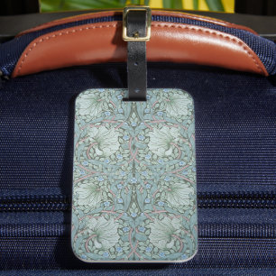 William Morris - Pimpernel: Blue & Grönt Flowers Bagagebricka