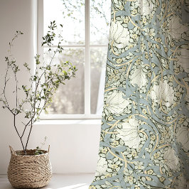 William Morris Pimpernel Cream Blek Grönt Blommigt