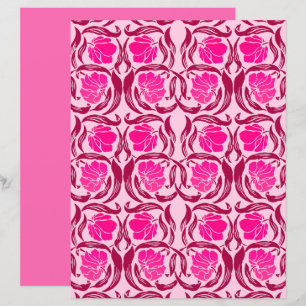 William Morris Pimpernel, Fuchsia och Ljus rosa