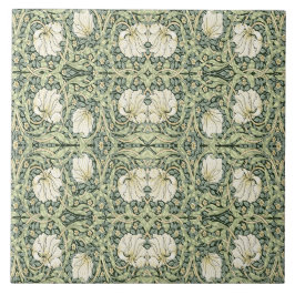 William Morris Pimpernel Grönt Kakelplatta