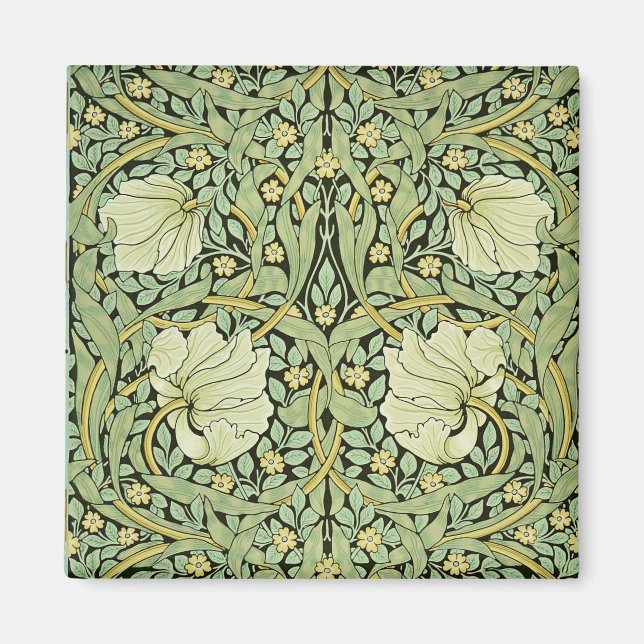 William Morris, Pimpernel i Grönt Magnet (Framsidan)