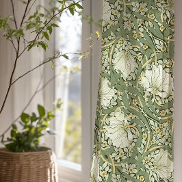 William Morris Pimpernel Kräm Ljusgrön Blommig