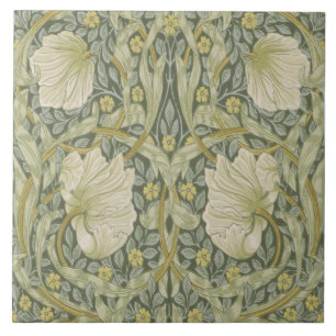 William Morris Pimpernel Matchande upprepad design Kakelplatta